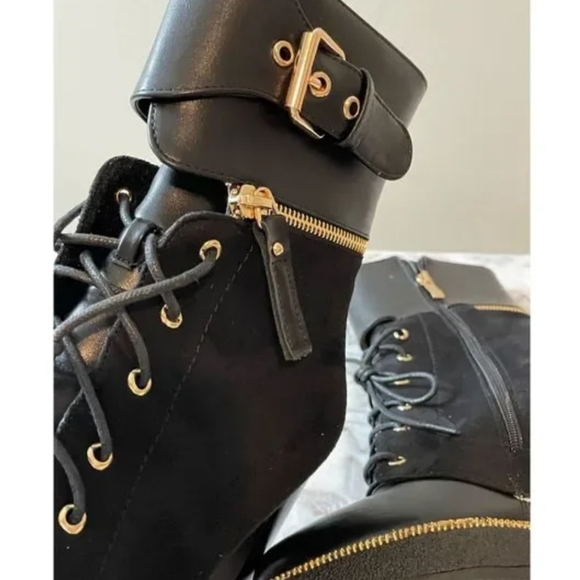 *2/$15* Italina Platform Ankle Boot black - Picture 6 of 8